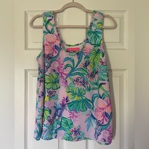 Lilly Pulitzer Mermaid In The Shade Carlene Top
